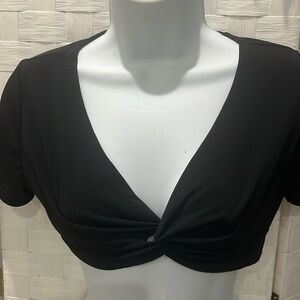 Twist Front Crop Top S